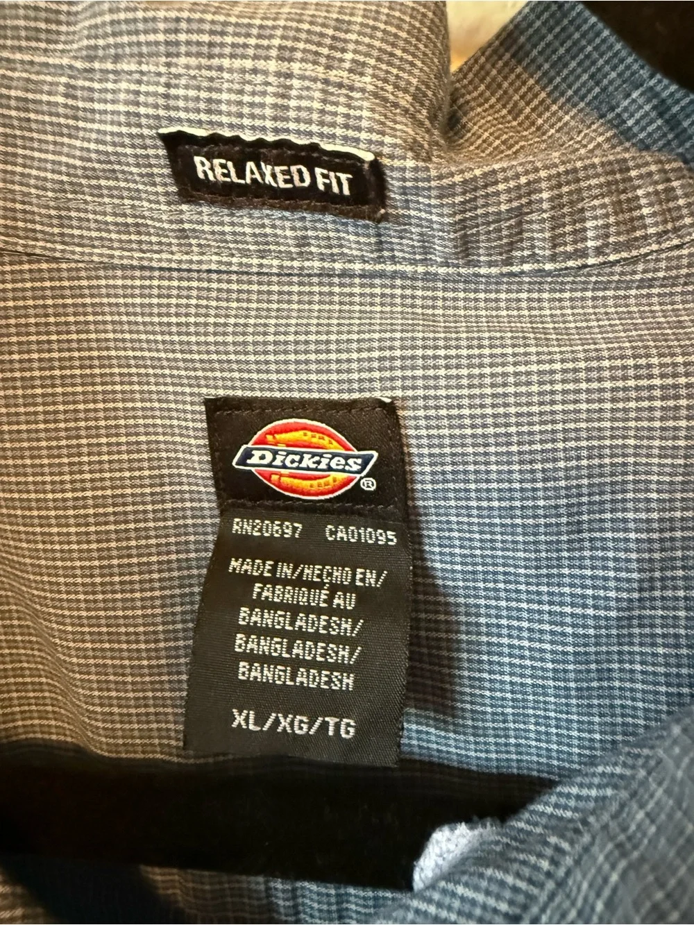 Dickies Gray-Blue‎ Relaxed Fit Button-Up Shirt